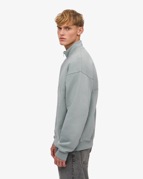 Colorful Standard Organic Quarter Zip - Steel Blue