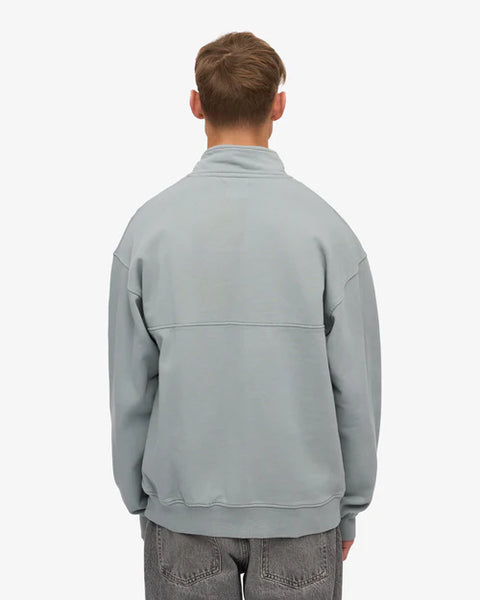 Colorful Standard Organic Quarter Zip - Steel Blue