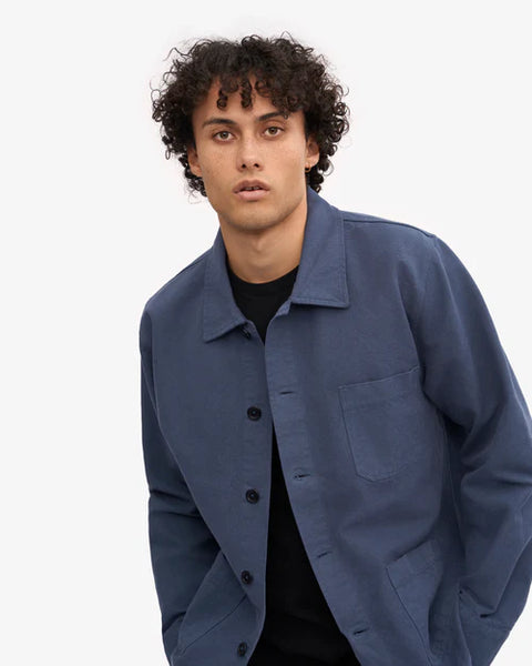 Colorful Standard Workwear Jacket - Petrol Blue
