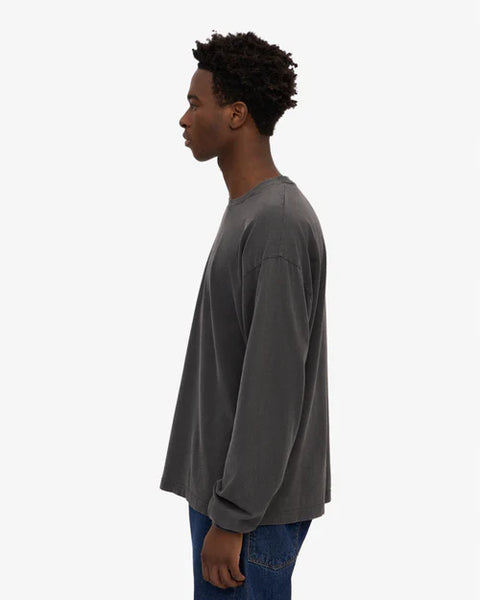 Colorful Standard Oversized Organic L/S Tee - Faded Black