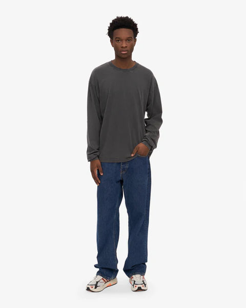 Colorful Standard Oversized Organic L/S Tee - Faded Black