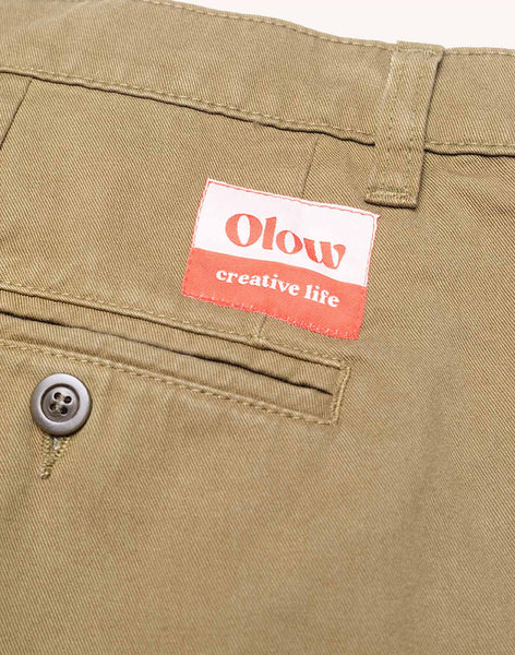 Olow Sembo Trousers Lime Green - Khaki