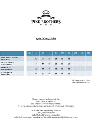 Pike Brothers 1962  OG 107 Shirt - Brown