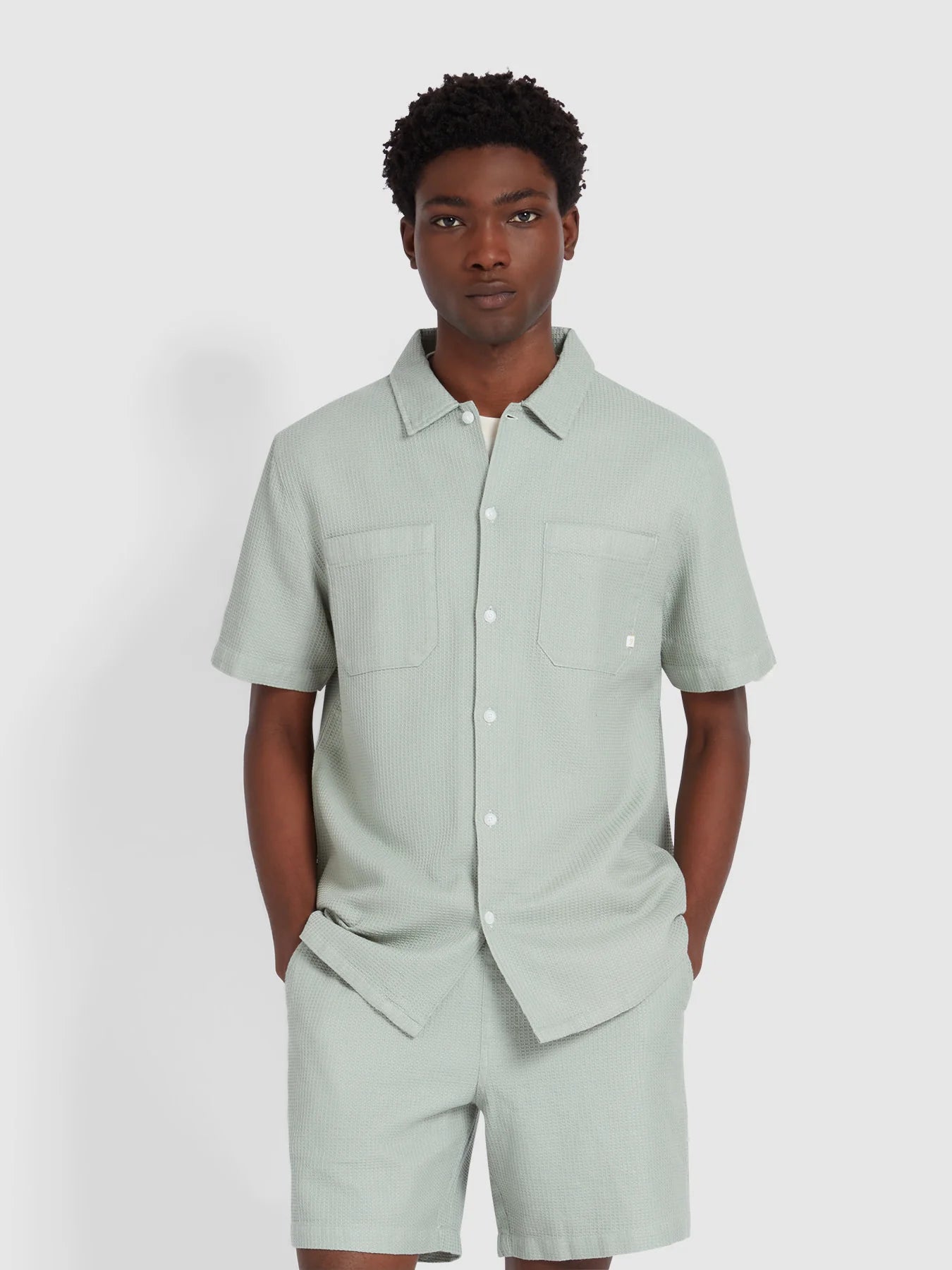 Farah Judson S/S Shirt - Grove Green