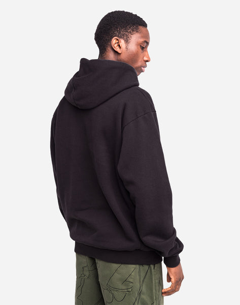 Olow Vegetables Hooded Sweat - Carbon Black