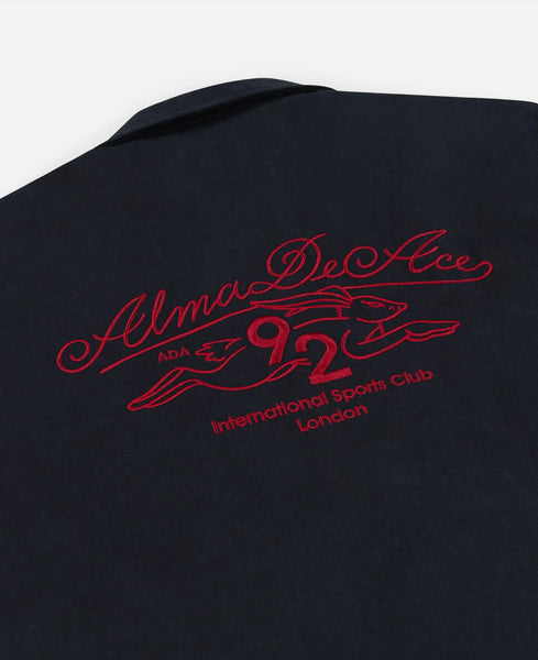 Alma de Ace Hare Embroidered S/S Shirt - Dark Navy