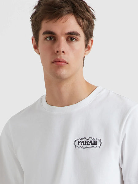 Farah Hawthorne  Graphic Tee - White