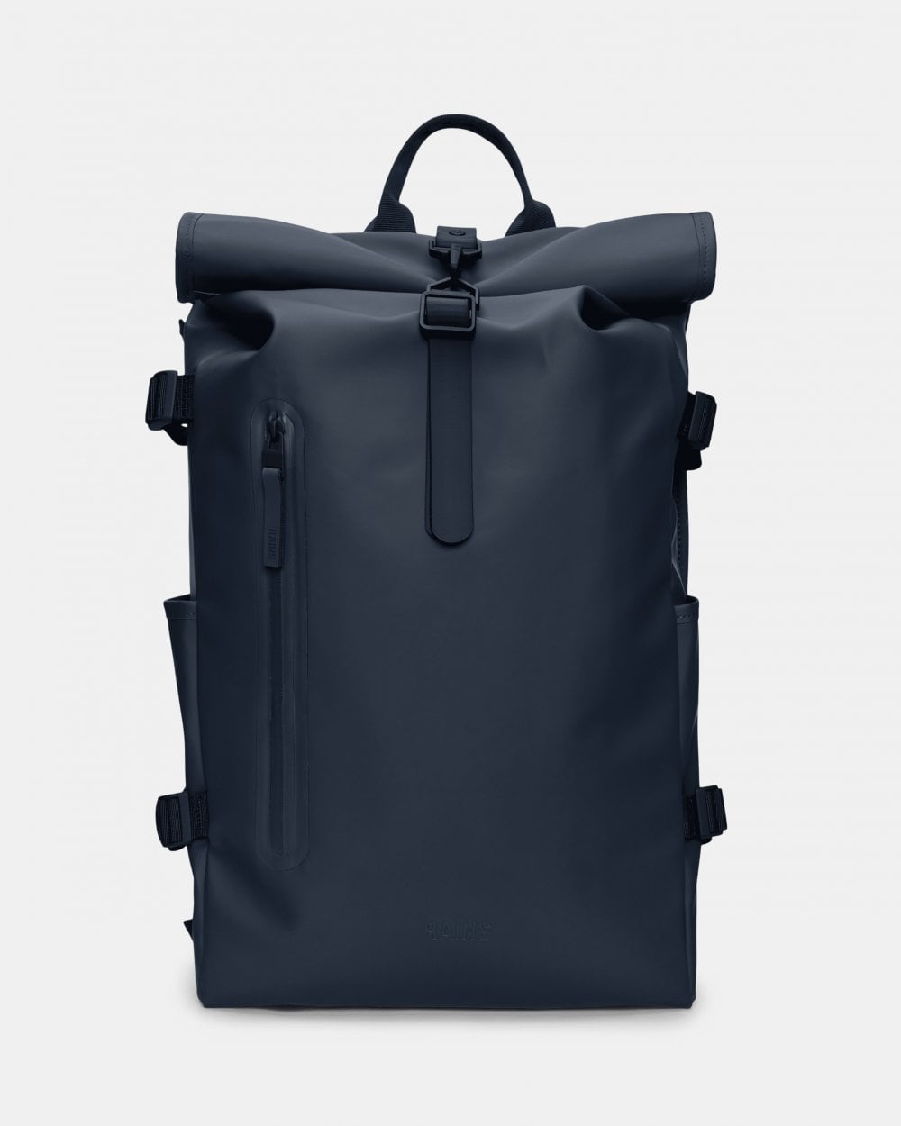 Rains Large W3 Rolltop Rucksack - Navy