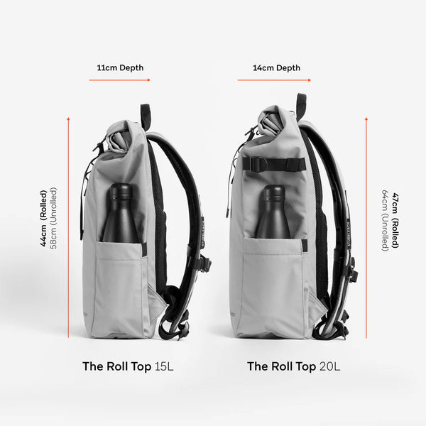 Rolltop 20l Backpack - Green