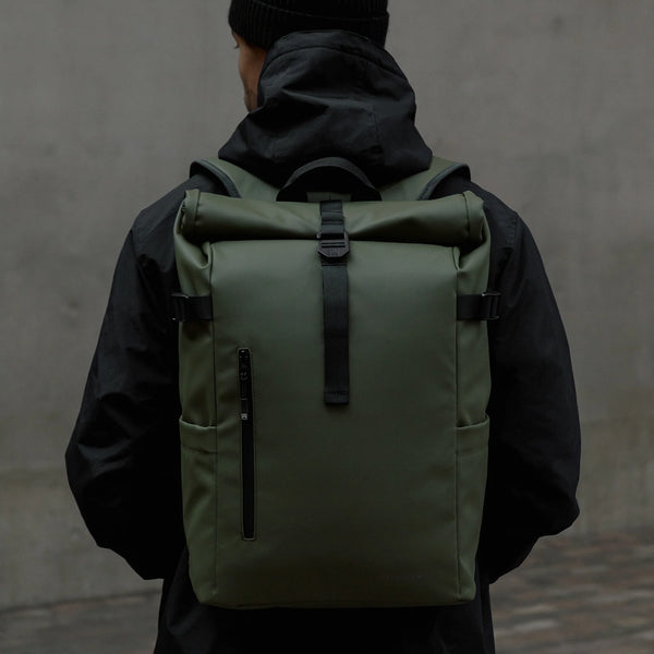 Rolltop 20l Backpack - Green