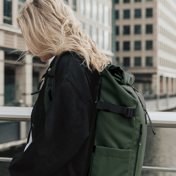 Rolltop 20l Backpack - Green