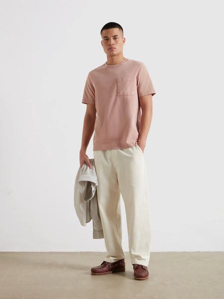 Farah Stacy Pocket Tee - Dusty Red