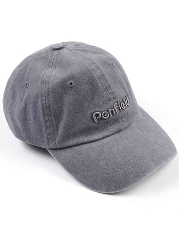 Penfield Washed Baseball Cap - Silver Grey