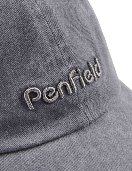 Penfield Washed Baseball Cap - Silver Grey