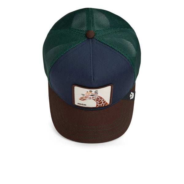 Goorin Bros. The Giraffe High Trucker Cap Navy/Green/Browm