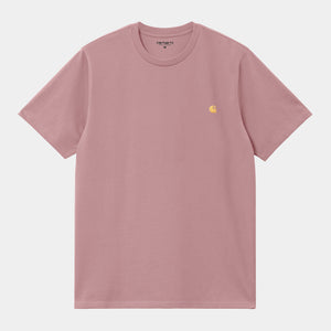 Carhartt  S/S Chase Tee - Glassy Pink/Gold
