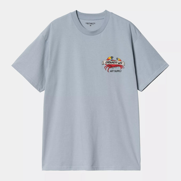 Carhartt Crab Paint Tee - Frosted Blue