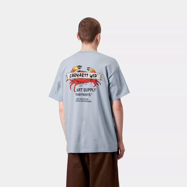 Carhartt Crab Paint Tee - Frosted Blue