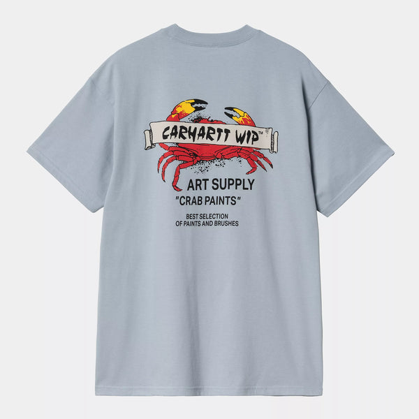 Carhartt Crab Paint Tee - Frosted Blue
