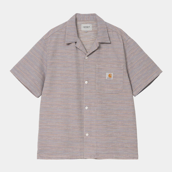 Carhartt Gellar S/S Shirt - Gellar Stipr/Wax Rinse