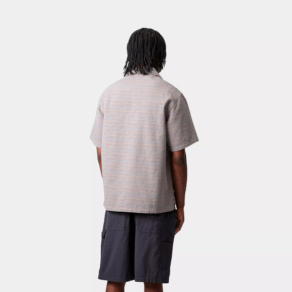 Carhartt Gellar S/S Shirt - Gellar Stipr/Wax Rinse