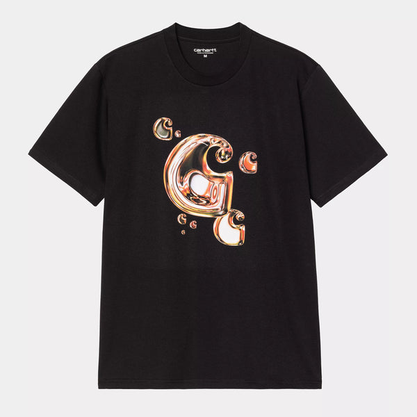 Carhartt Solar Chrome C Logo Tee - Black