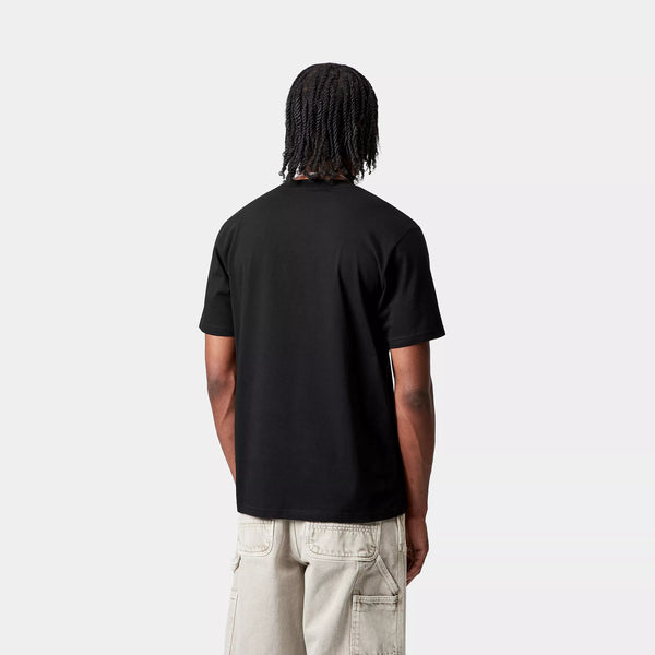 Carhartt Solar Chrome C Logo Tee - Black