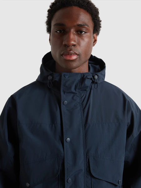 Farah Shenley Hooded Jacket - True Navy