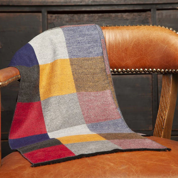 Swole Panda Bamboo Checked Scarf - Multi