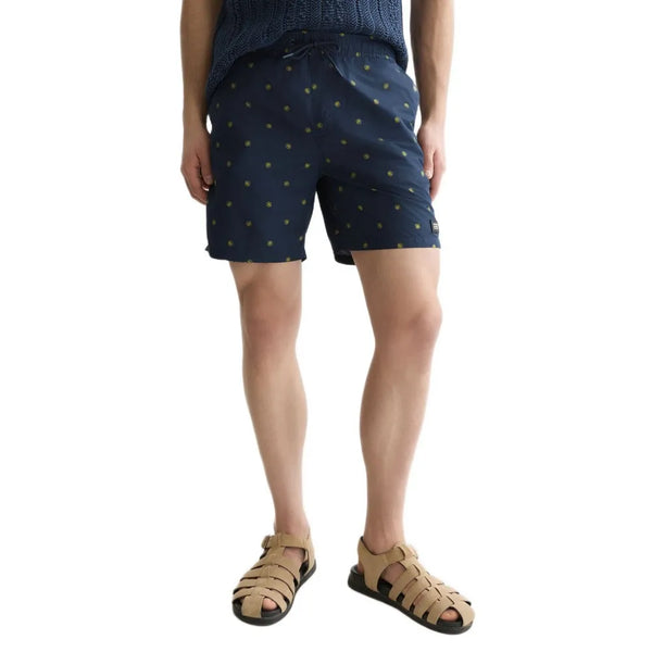 Scotch & Soda Mini Print Swimmers - Tiles Star/Gold Flake
