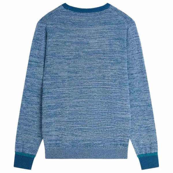 Scotch & Soda Melange Pullover - Blue Melange