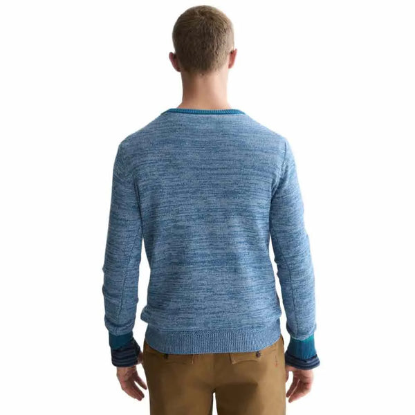 Scotch & Soda Melange Pullover - Blue Melange