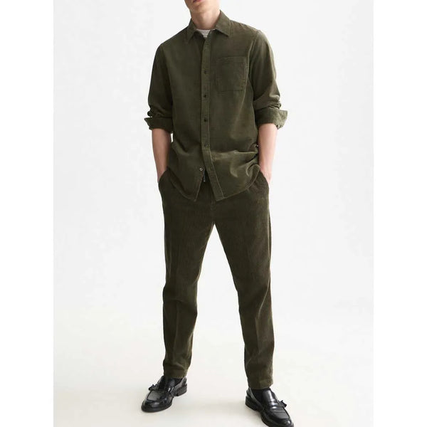 Scotch & Soda Corduroy Shirt - Forest Night