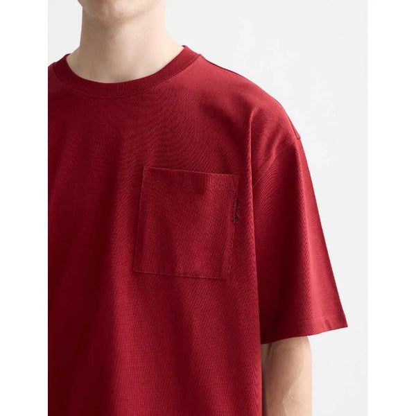 Scotch & Soda 3 Crosses Pocket Tee - Biking Red
