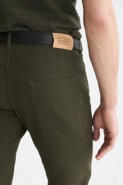 Scotch & Soda Ralston Twill Pants - Forest Night (Green)