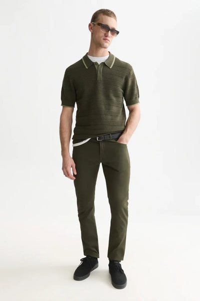 Scotch & Soda Ralston Twill Pants - Forest Night (Green)