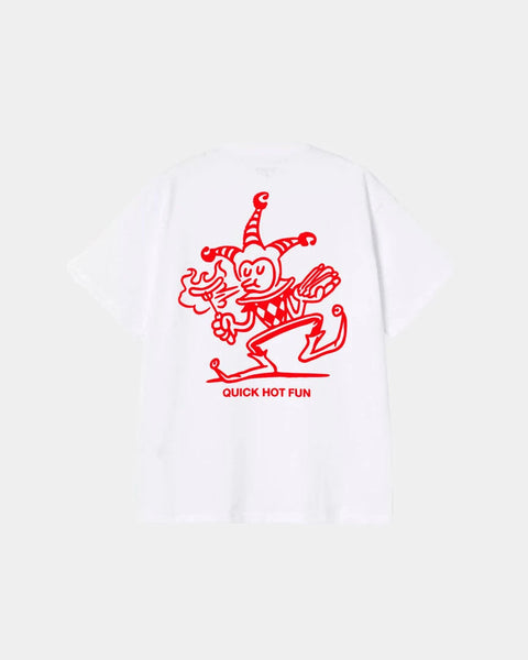 Carhartt WIP Harlequin BBQ Tee - White