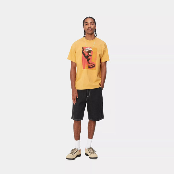 Carhartt Simple Short - Black Stone Washed