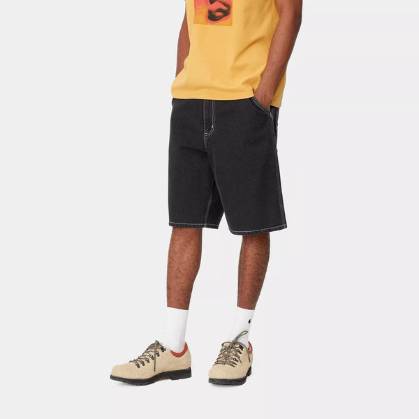 Carhartt Simple Short - Black Stone Washed
