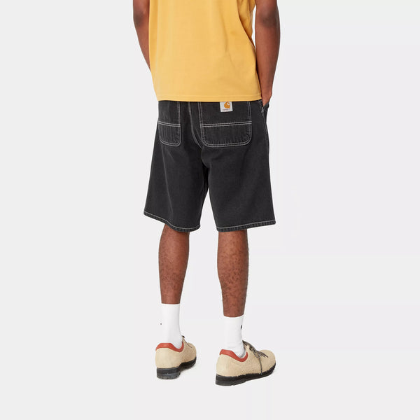 Carhartt Simple Short - Black Stone Washed
