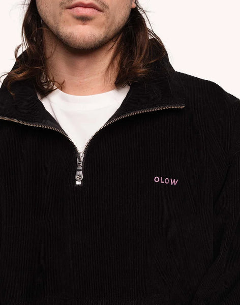 Olow Bangor Zip Sweatshirt - Black