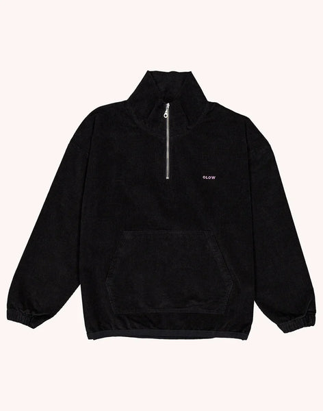 Olow Bangor Zip Sweatshirt - Black