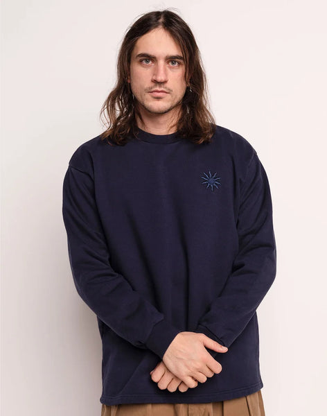 Olow Lost Track Sweatshirt - Blue Dusk