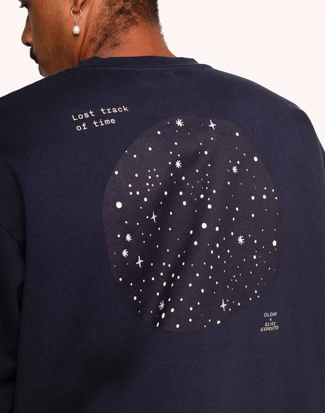 Olow Lost Track Sweatshirt - Blue Dusk