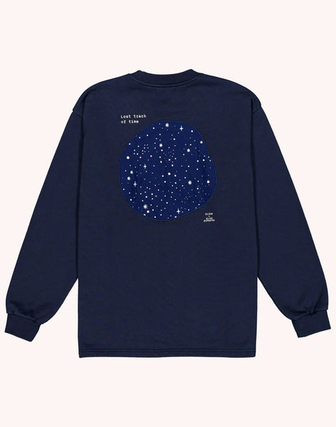 Olow Lost Track Sweatshirt - Blue Dusk