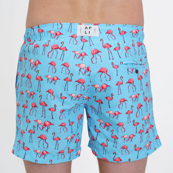 Apres Life Flamingo Swimmers - Blue