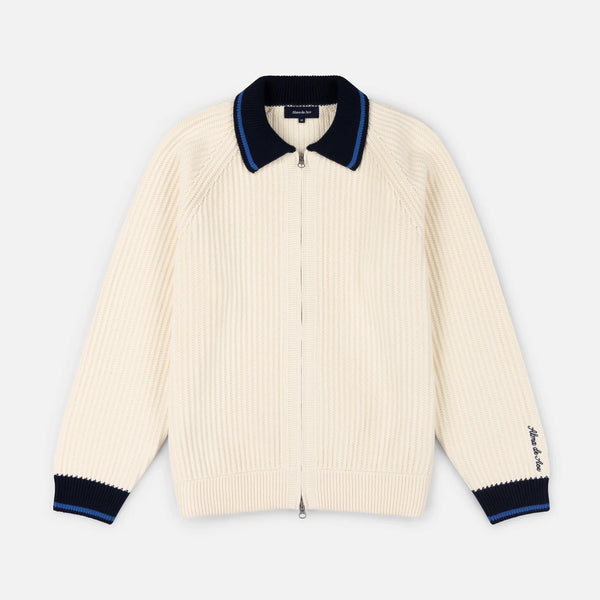 Alma de Ace Tenta Ribbed Jacket - Cream