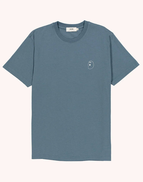 Olow Flying Tee - Steel Blue