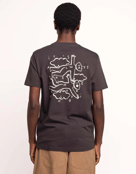 Olow Flying Tee - Carbon Black