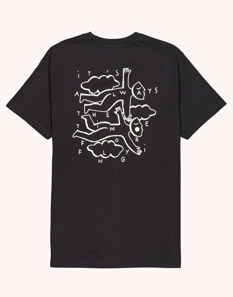 Olow Flying Tee - Carbon Black